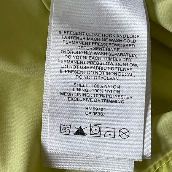 Columbia Omni Shield Spring Yellow/Neon Light Rain Jacket (size M) - Picture 5 of 6